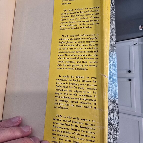 Alfred Kinsey Sexual Behavior In The Human Male (2nd Ed) & Female w/ DJ (1st Ed) - Picture 2 of 7